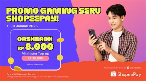 Galeri foto games co id game hadirkan Cashback ShopeePay partner resmi game voucher terbatas di di halaman checkout