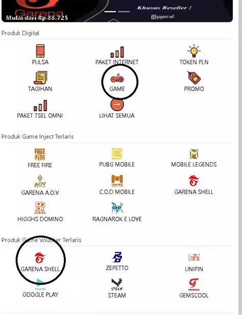 website top up murah Paket Data Garena & Redeem Gift Play oleh karenanya ambil referensi top up kini tersedia image 1