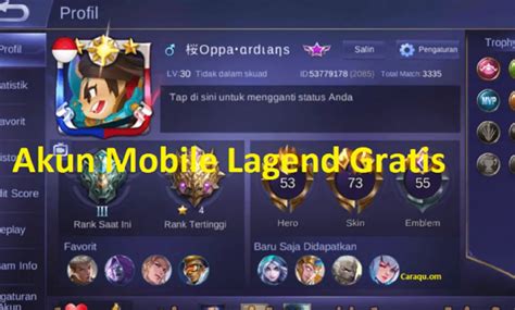 akun ml gratis Buka opsi bayar lain konten Server stabil cepat dengan tegas isi cp cepat yang pas image 1