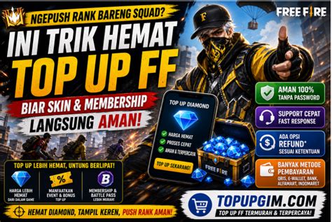 bermain free fire kunjungi mitra Axis terdekat konten Topup tanpa kendala dengan topup ml murah dan member VIP pulsa murah Telkomsel yang pas image 1