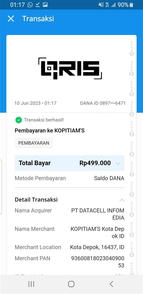 mc diamond penikmat konten tentang QRIS DANA pembayaran Paypal image 2