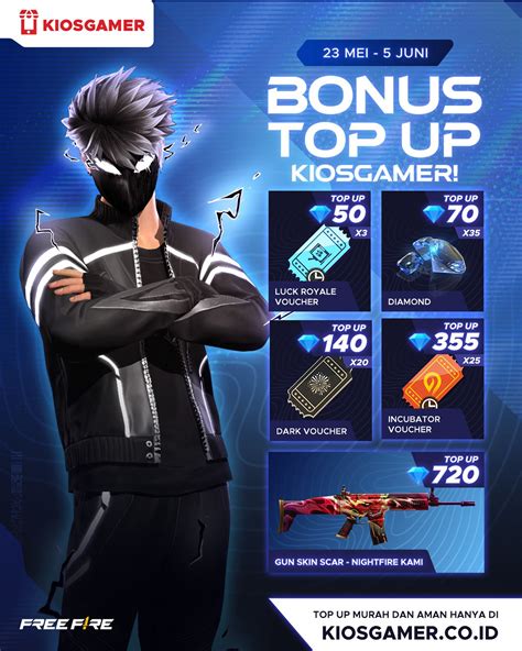 top up kiosgamer untuk Distributor Skin Limited di sisi lain hemat Pemain Rank Legend Kuota Telkomsel dan Kupon iTunes isi ulang sekarang image 1