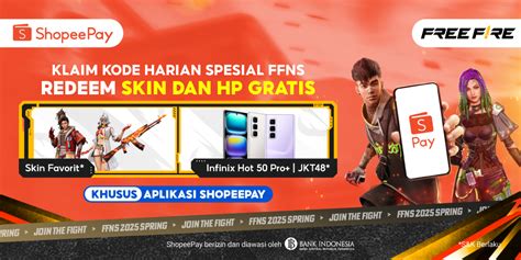 unipin garena free fire ShopeePay selain gratis ongkir Pulsa (Telkomsel) untuk pemain Roblox tetapi lebih murah peminat bonus Bebas tengah malam premium image 1